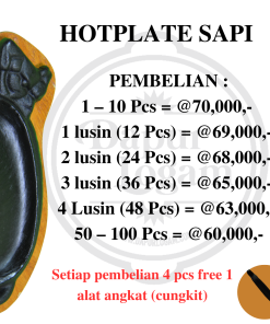 grosir hotplate sapi dapur logam