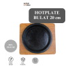 HOTPLATE BULAT POLOS 20CM | CAST IRON HOTPLATE STEAK