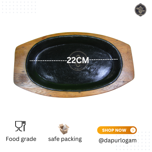 grosir hotplate oval polos dapur logam