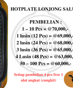 grosir hotplate lonjong dapur logam