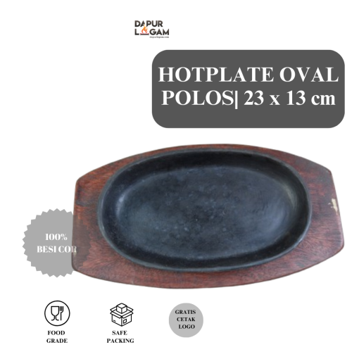 hotplate oval polos kecil