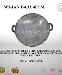 wajan baja 40 cm