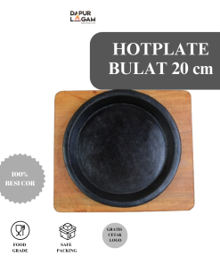 hotplate bulat polos 20 cm