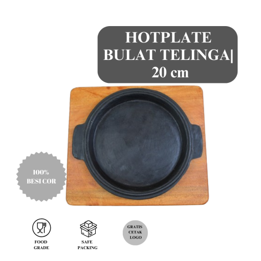 hotplate bulat telinga 20