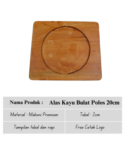 hotplate bulat polos 20 cm